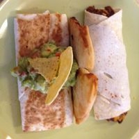 Vegan Mexican dish at Nishta in Zagreb