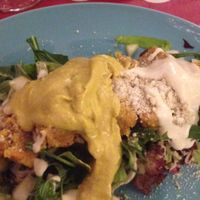 Zucca and chick burger at Nishta in Zagreb