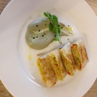 Spring roll starter at Nishta in Zagreb