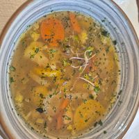 Root veg soup at Prazrnko Bistro in Kosariska