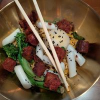 Steak and cheese ramen at Marian Cocktails and Kitchen in Raleigh