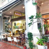 Shop front at Loving Hut in Central Singapore