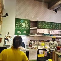 Cashier counter at Loving Hut in Central Singapore