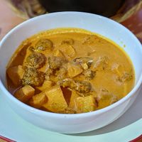 Nyonya Lion Mane Shrooms Curry  at Loving Hut in Central Singapore