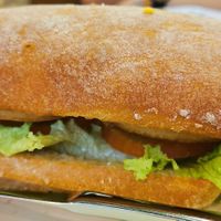 Haem burger at Loving Hut in Central Singapore