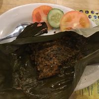 Homemade Java Otah at Loving Hut in Central Singapore