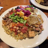 Z + E’s vegan choice  at Zabby and Elf's Stone Soup in Burlington