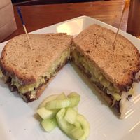 Vegan Ruben  at Zabby and Elf's Stone Soup in Burlington