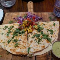 Quesadilla grande at Penelope's Vegan Taqueria - Pilsen in Chicago