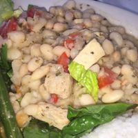Happy beans at Johnny Mango World Cafe and Bar in Cleveland