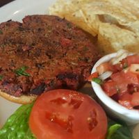 Veggie Burger (limited time special) at Johnny Mango World Cafe and Bar in Cleveland