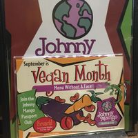 Vegan month doesn’t mean the whole menu has gone vegan, but they do have an off-menu vegan special each daily. at Johnny Mango World Cafe and Bar in Cleveland