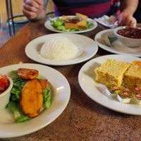 Yum fried plantains!  at Johnny Mango World Cafe and Bar in Cleveland