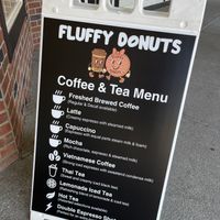Menu part1  at Fluffy Donuts in Davis