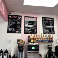 Full menu  at Fluffy Donuts in Davis