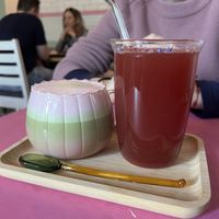 Pink lemonade  at Balans Brunch Bar in Bratislava