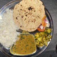 Normal thali   at Orccha Hut Restaurant  in Orchha