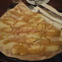 Sweet tarte flambée  at per see in Feldberger Seenlandschaft