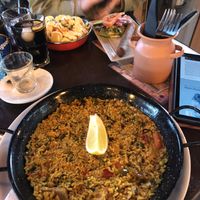 Vegan paella   at Gastrobar Del Mar in Fuengirola