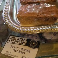 Vegan bars at Recess Coffee and Roastery in Syracuse