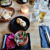 Lobio and khinkali at Ravintola Rioni in Turku