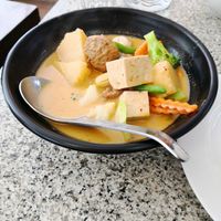 Masamun curry with veggies, tofu and vegan 'beef' at Peace Harmony in Sydney