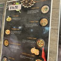 Menu   at Peace Harmony in Sydney