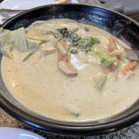 Green curry with mixed veggies, tofu and soy chicken   at Peace Harmony in Sydney