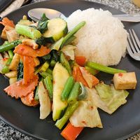 Tofu veggies at Peace Harmony in Sydney