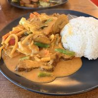 Red curry duck  at Peace Harmony in Sydney