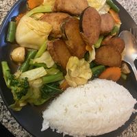 Pad TomYum w/ rice  at Peace Harmony in Sydney