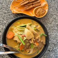 Laksa & Satay sticks   at Peace Harmony in Sydney