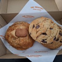 Biscoff and choc chip at The Vegan Treatory in Auckland