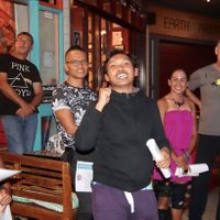 The last dinner to farewell to our favorite restaurant in Kingscliff after 3 weeks eating here.   at Zanzibar Cafe in Kingscliff