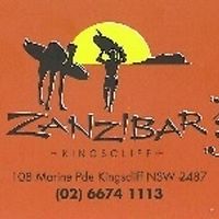 Logo at Zanzibar Cafe in Kingscliff