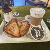 Vegan BEC, coffee, and kombucha   at Nautilus Roasting Co. - Coffee House in Huntington Station