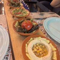 Mezze platter #Veganuary at Al Amoor Express in Dubai