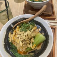 Spicy ramen  at MOON and BACK in Osaka