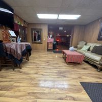 Nice waiting area for carryout orders   at Basil Cafe in Appleton