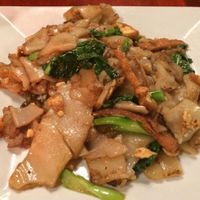 amazing delicious pad see ew at Basil Cafe in Appleton