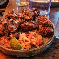 Cauliflower with gun powder at Tindli in Croydon