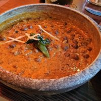 Black chickpea curry at Tindli in Croydon