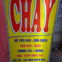 Sign outside #Veganuary at Dậu Phúc in Ho Chi Minh City