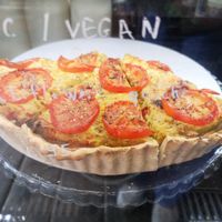 Vegan Quiche at Harvest E8 in East London