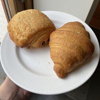 Pain au chocolat and croissant  at MAINS  in Uccle