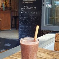 Moringa smoothie at Plant in Cape Town