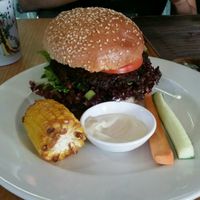 Plant burger at Plant in Cape Town