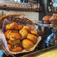 Pain au chocolat and muffins at Plant in Cape Town