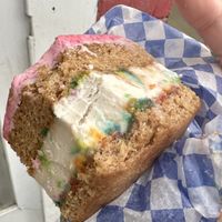 Birthday Cake Ice Cream Sandwich  at Honey's - Queen St E in Toronto
