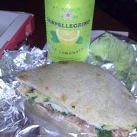 mopur sandwich at Pizzeria L'Angelo in Venice